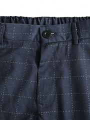 Manfinity Mode Men's Plaid Suit Pants
